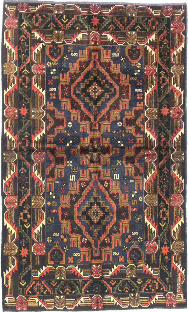 Tapete afegão Balúchi 179x108 179x108, Tapete persa Atado à mão