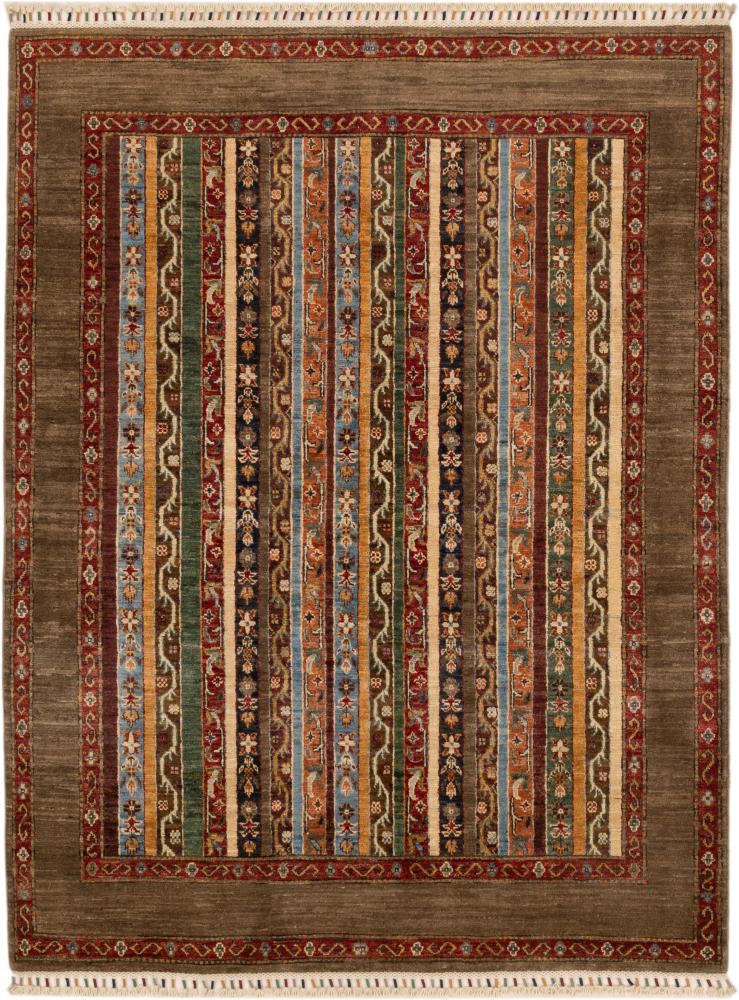 Afghan rug Arijana Shaal 202x152 202x152, Persian Rug Knotted by hand