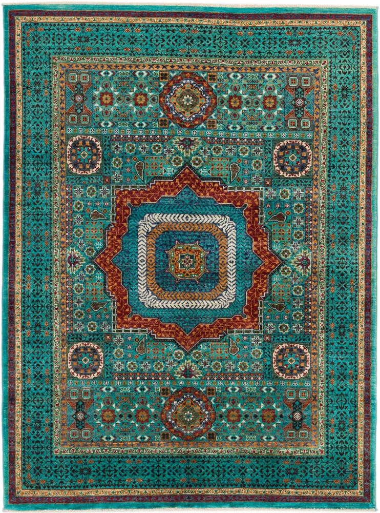 Afghaans tapijt Mamluk 209x156 209x156, Perzisch tapijt Handgeknoopte