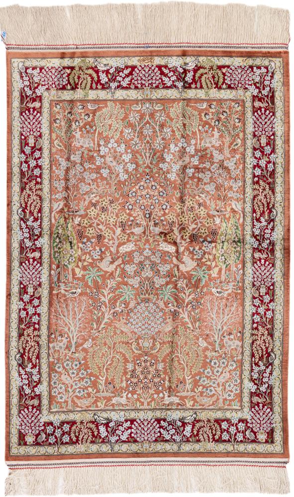 Persialainen matto Nain 6La Silkki 145x100 145x100, Persialainen matto Solmittu käsin