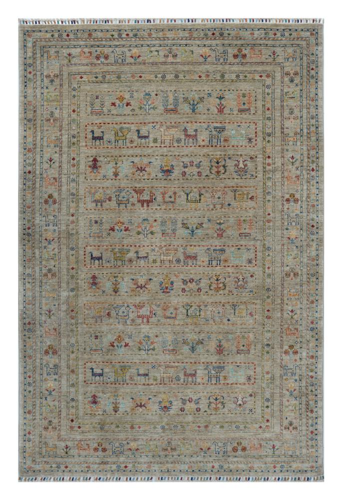 Pakistanilainen matto Arijana Shaal 246x169 246x169, Persialainen matto Solmittu käsin