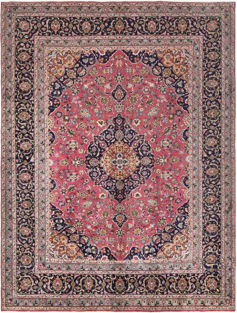 Tapete persa Mashhad 10'11"x8'3" 10'11"x8'3", Tapete persa Atado à mão