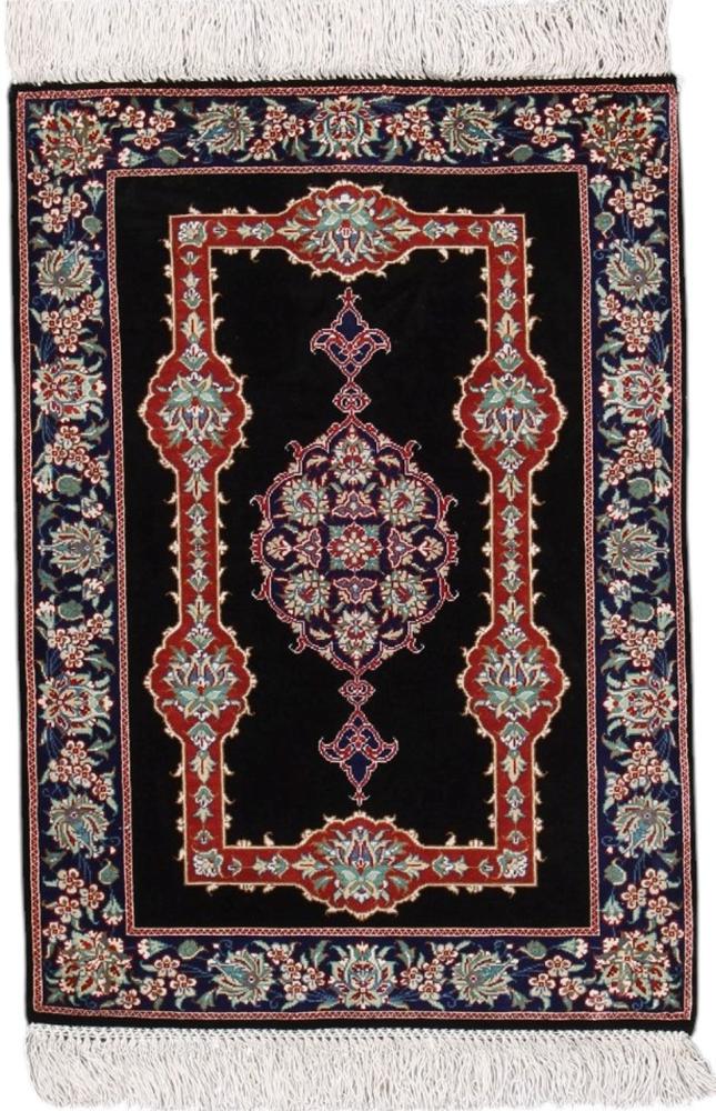 Covor persan Qom Mătase 62x45 62x45, Covor persan Lucrate de mână