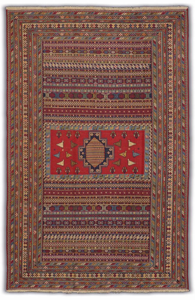 Persialainen matto Kelim Fars Sirjan 301x191 301x191, Persialainen matto kudottu