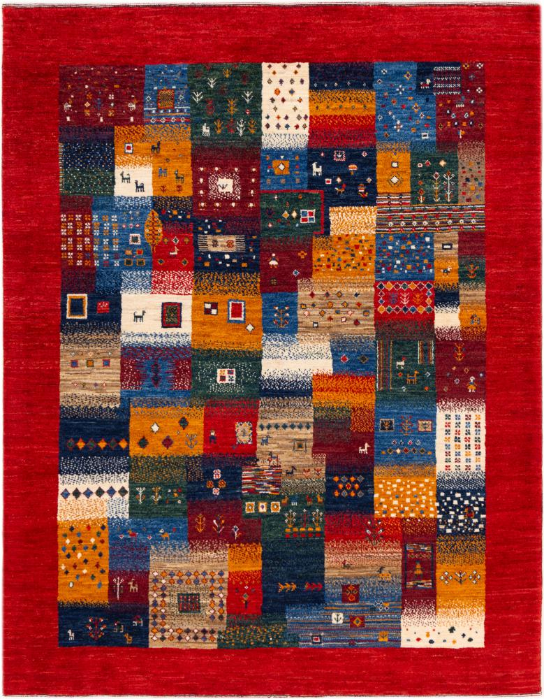 Alfombra persa Persia Gabbeh Loribaft Nowbaft 187x146 187x146, Alfombra persa Anudado a mano