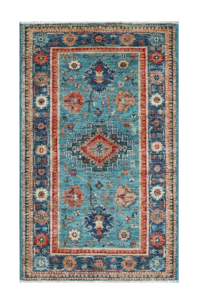 Afghansk teppe Kazak Ghazni 125x78 125x78, Persisk teppe Knyttet for hånd