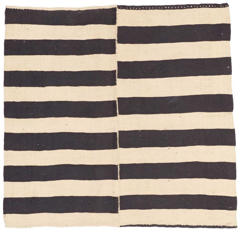 Persisk tæppe Kelim Fars Mazandaran Antikke 84x86 84x86, Persisk tæppe Håndvævet