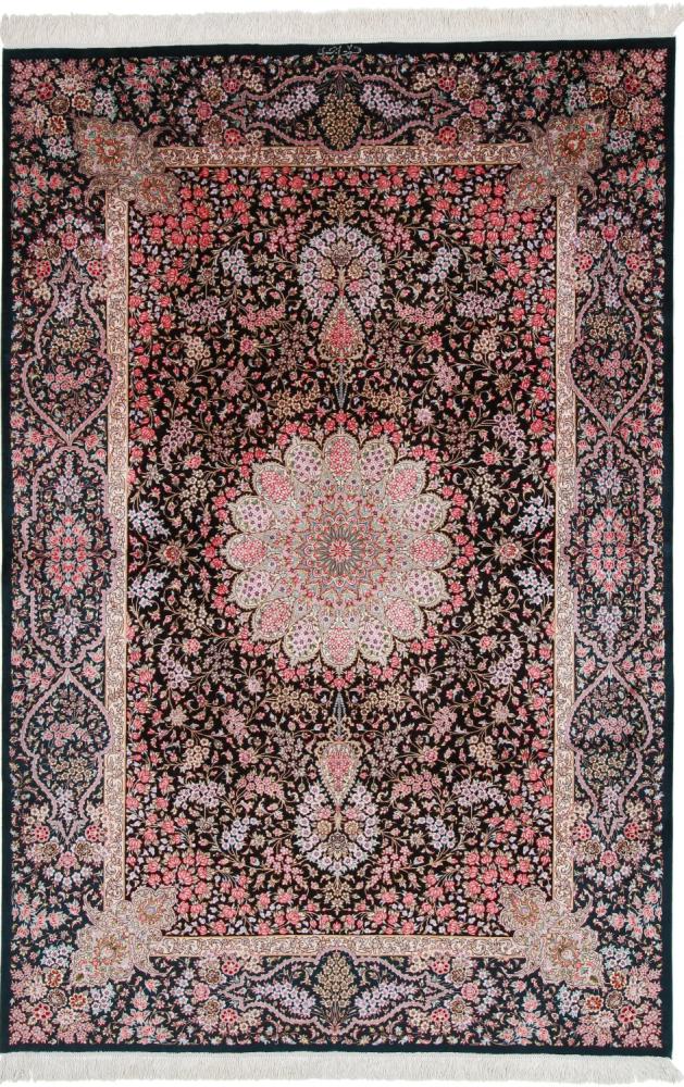 Perzisch tapijt Qum Zijde 236x158 236x158, Perzisch tapijt Handgeknoopte