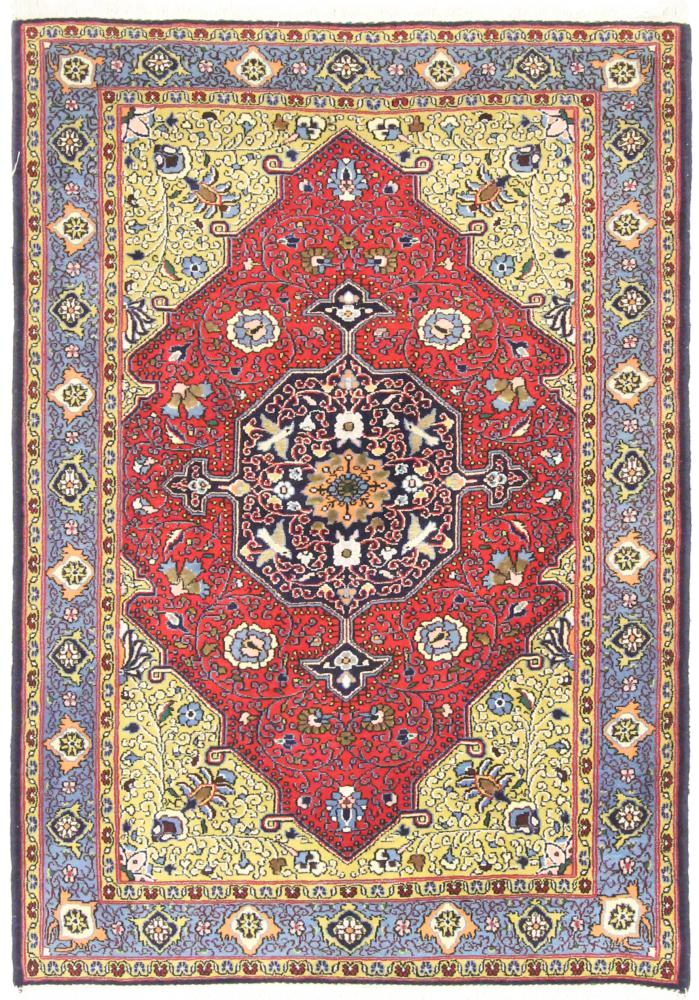 Tapete persa Ghom 157x109 157x109, Tapete persa Atado à mão