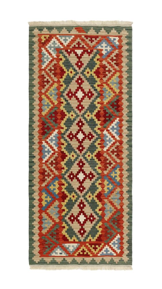 Persisk teppe Kelim Fars 195x84 195x84, Persisk teppe Handwoven 
