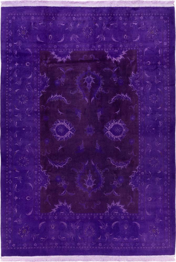 Persisk tæppe Nain 9La Colored 297x195 297x195, Persisk tæppe Knyttet i hånden