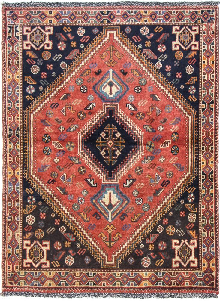 Tapete persa Ghashghai 161x116 161x116, Tapete persa Atado à mão