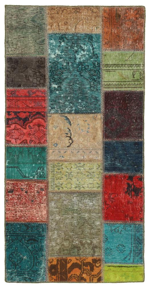 Tapete persa Patchwork 153x76 153x76, Tapete persa Atado à mão