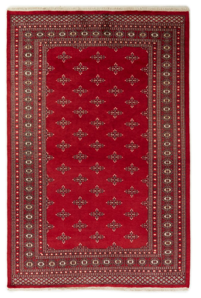 Pakistansk matta Pakistan Buchara 2ply 302x200 302x200, Persisk matta Handknuten
