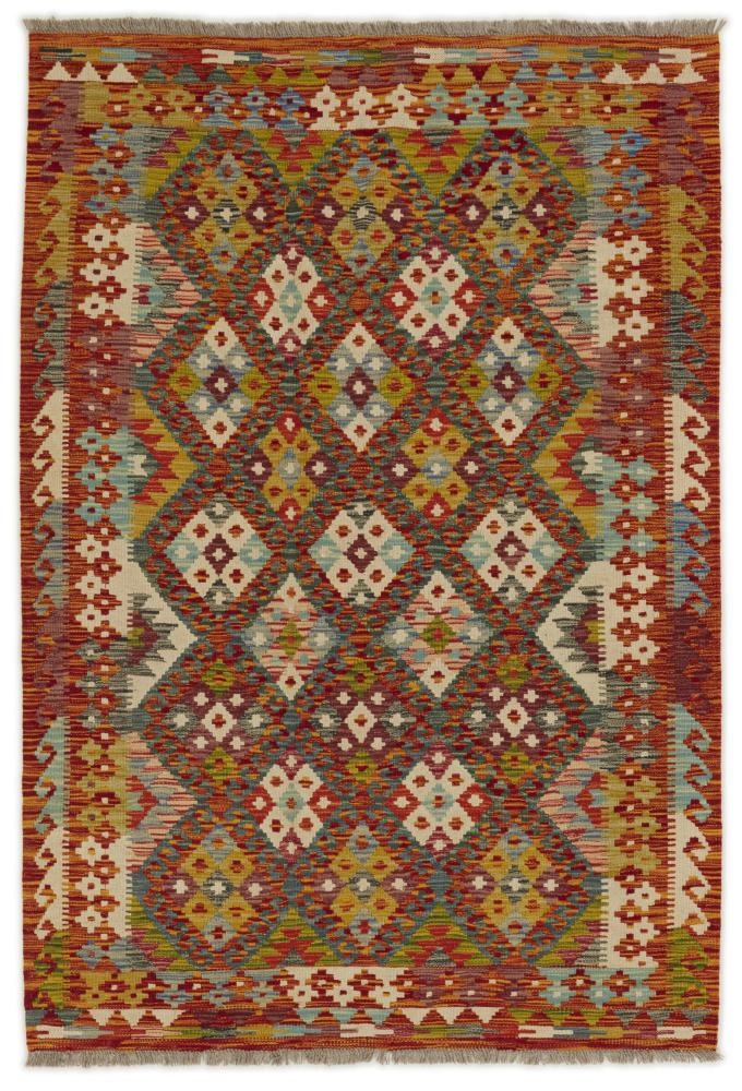 Covor afgan Chilim Afghan 194x136 194x136, Covor persan Lucrate de mână