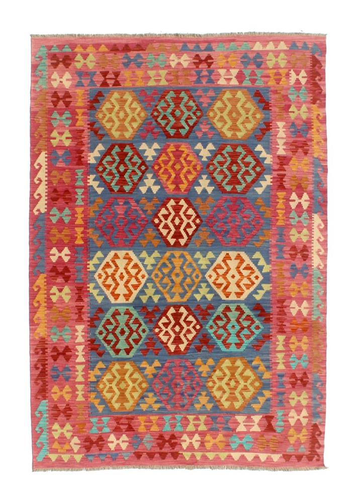 Tappeto Afgano Kilim Afghan 240x165 240x165, Tappeto persiano Tessuto a mano