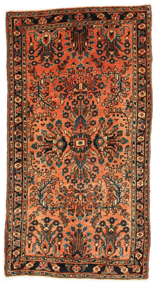Perzisch tapijt Sarough Antiek 127x67 127x67, Perzisch tapijt Handgeknoopte