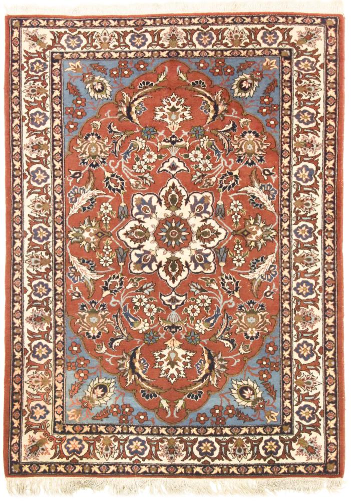 Tapete persa Isfahan  Fio de Seda 146x102 146x102, Tapete persa Atado à mão