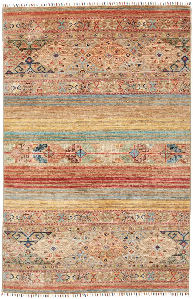 Tapis pakistanais Arijana 203x133 203x133, Tapis persan Noué à la main