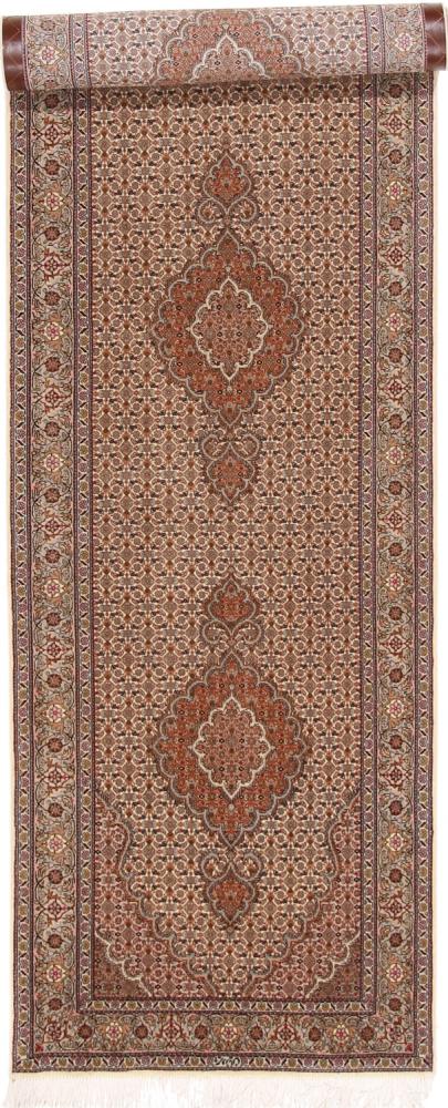 Persisk tæppe Tabriz Mahi 296x87 296x87, Persisk tæppe Knyttet i hånden