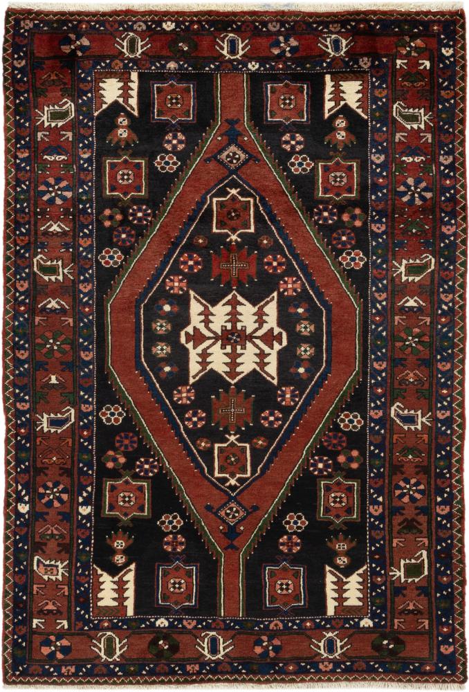 Περσικό χαλί Shahsavan 201x125 201x125, Περσικό χαλί Οι κόμποι έγιναν με το χέρι