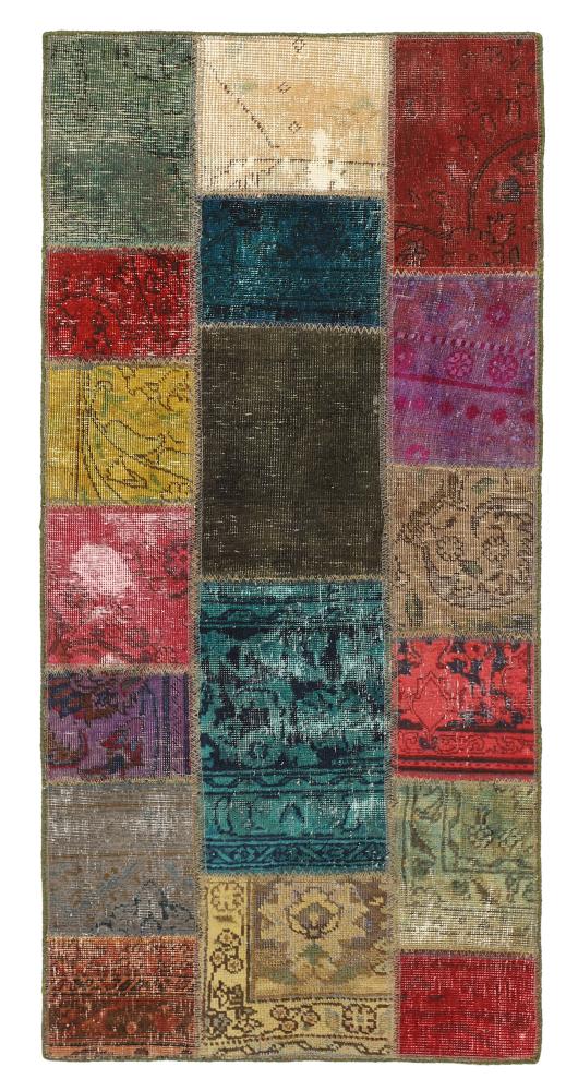 Persian Rug Patchwork 154x77 154x77, Persian Rug Knotted by hand