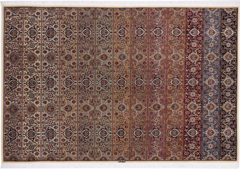 Tappeto persiano Tabriz 50Raj 133x197 133x197, Tappeto persiano Annodato a mano