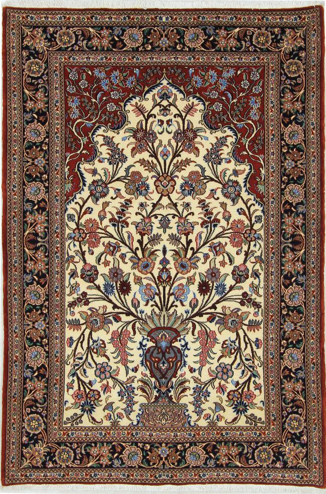 Tapis persan Ghom Kork 204x141 204x141, Tapis persan Noué à la main