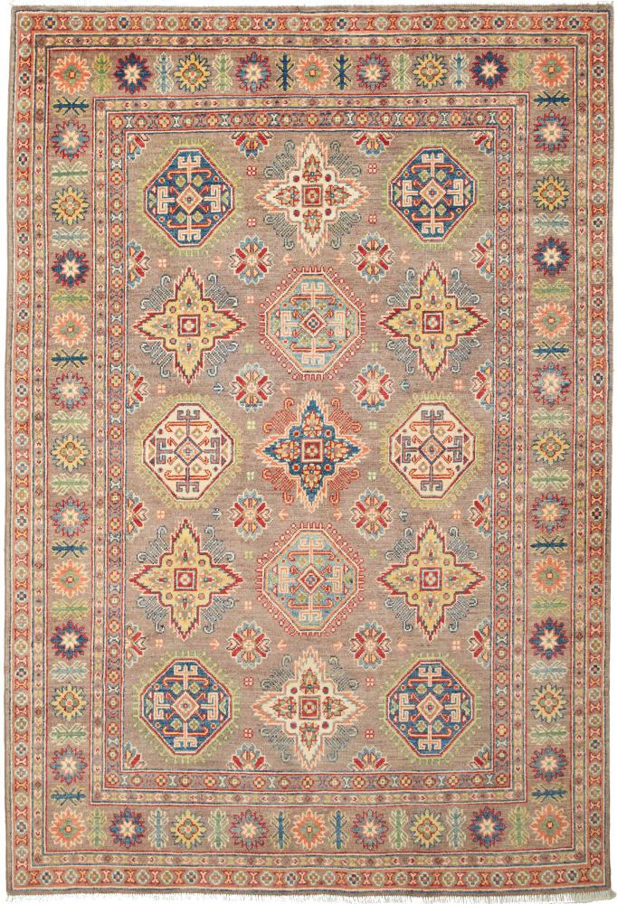 Alfombra afgana Kazak Limited 7'4"x5'0" 7'4"x5'0", Alfombra persa Anudado a mano