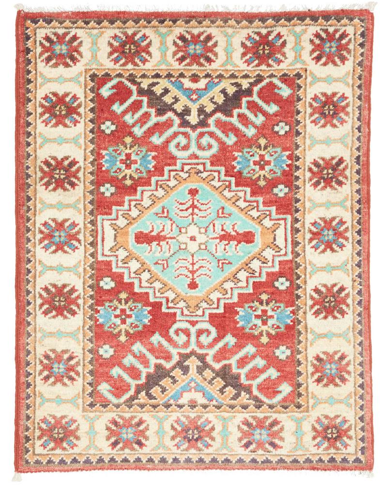 Afghansk teppe Kazak 78x59 78x59, Persisk teppe Knyttet for hånd