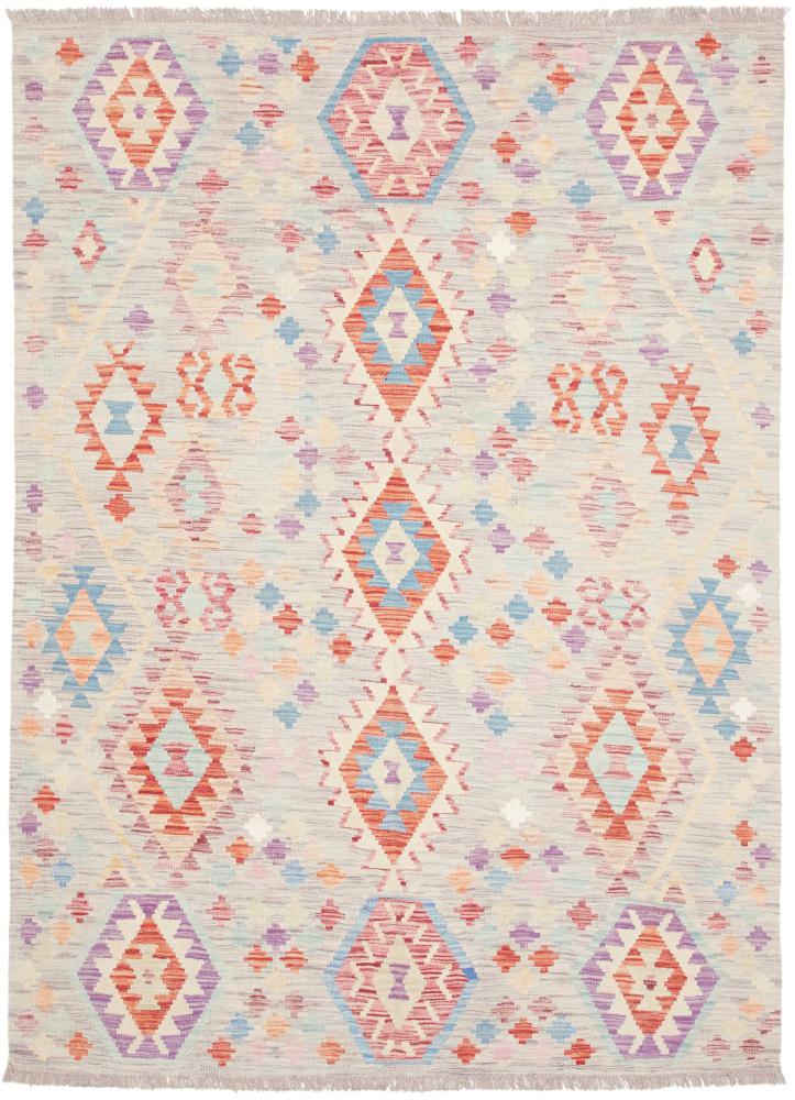 Afgán szőnyeg Kilim Afgán 209x149 209x149, Perzsa szőnyeg Kézzel szőtt