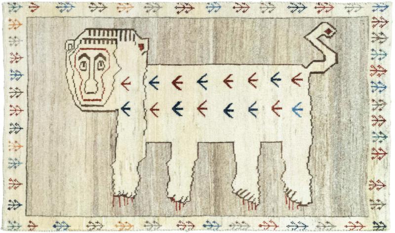 Perzsa szőnyeg Perzsa Gabbeh Ghashghai 4'4"x2'6" 4'4"x2'6", Perzsa szőnyeg Kézzel csomózva