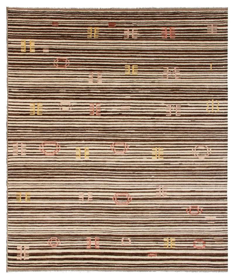 Alfombra afgana Berber Contemporary 304x250 304x250, Alfombra persa Anudado a mano