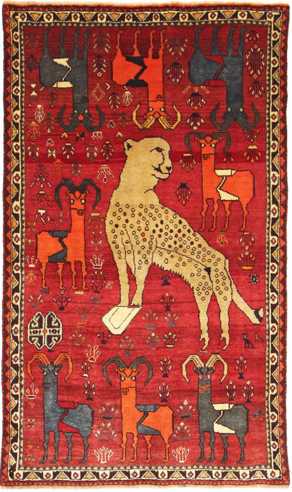 Tapete persa Ghashghai 194x113 194x113, Tapete persa Atado à mão