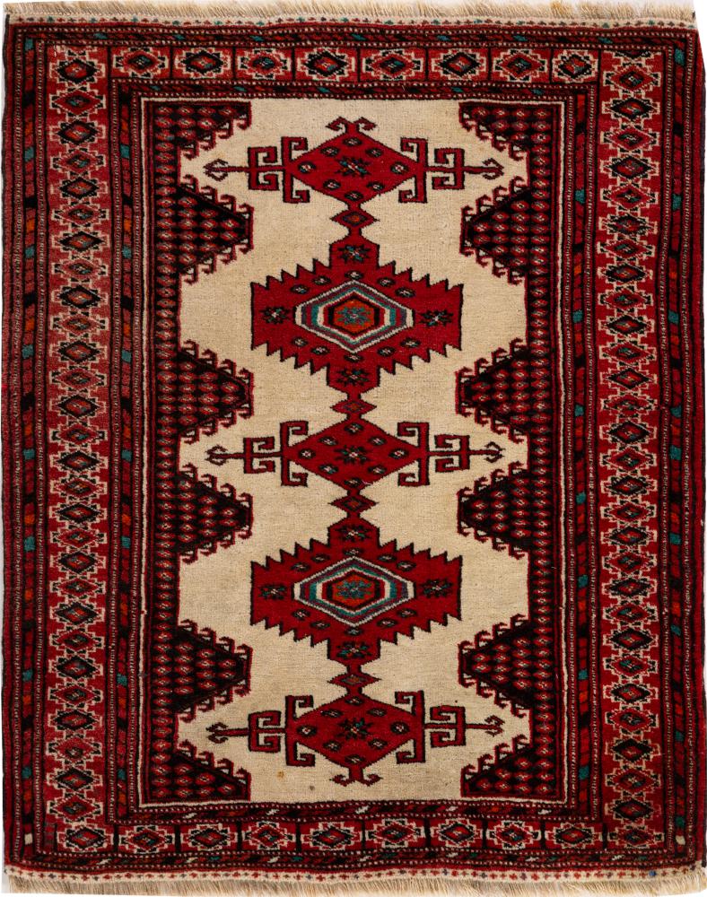 Tappeto russo Kazak 95x78 95x78, Tappeto persiano Annodato a mano