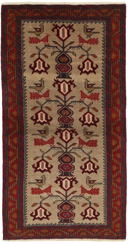 Persian Rug Baluch 194x98 194x98, Persian Rug Knotted by hand