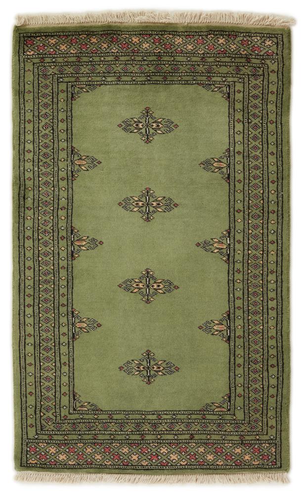 Pakistanischer Teppich Pakistan Buchara 2ply 125x78 125x78, Perserteppich Handgeknüpft