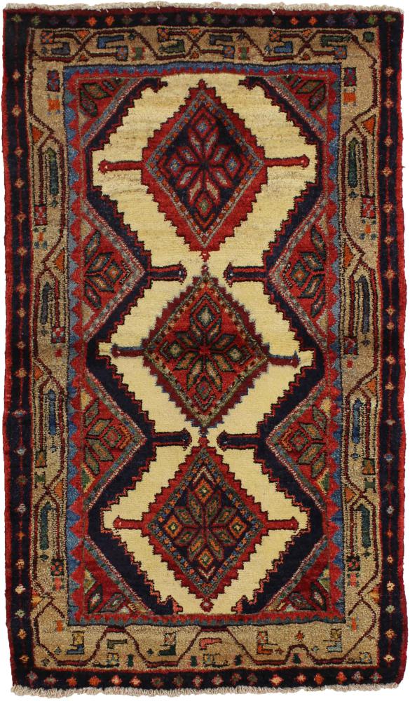 Persisk tæppe Hamadan 135x78 135x78, Persisk tæppe Knyttet i hånden