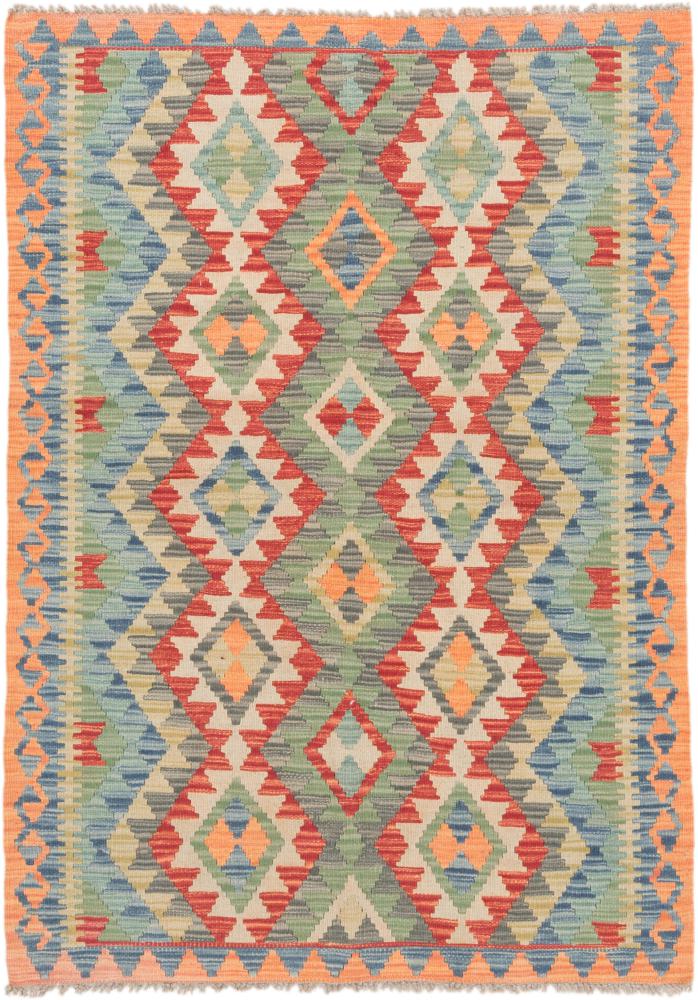 Tapete afegão Kilim Afegão 147x105 147x105, Tapete persa Tecido à mão