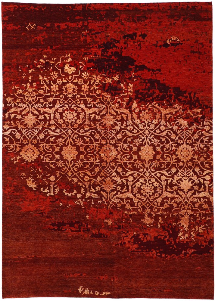 Indian Rug Sadraa 7'11"x5'7" 7'11"x5'7", Persian rug Hand-knotted