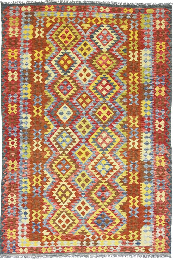 Afghansk tæppe Kelim Afghan Heritage 303x203 303x203, Persisk tæppe Håndvævet