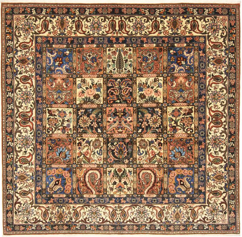Perzsa szőnyeg Bakhtiar Chaleshotor 6'10"x6'7" 6'10"x6'7", Perzsa szőnyeg Kézzel csomózva
