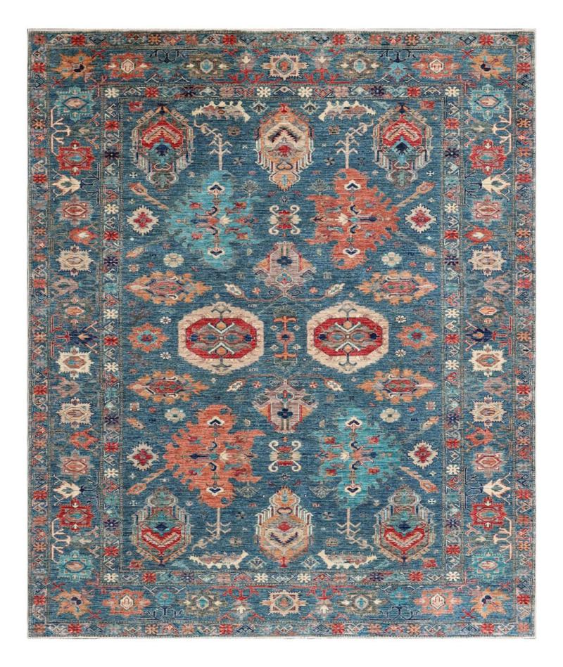 Afghansk tæppe Kazak Ghazni 298x252 298x252, Persisk tæppe Knyttet i hånden