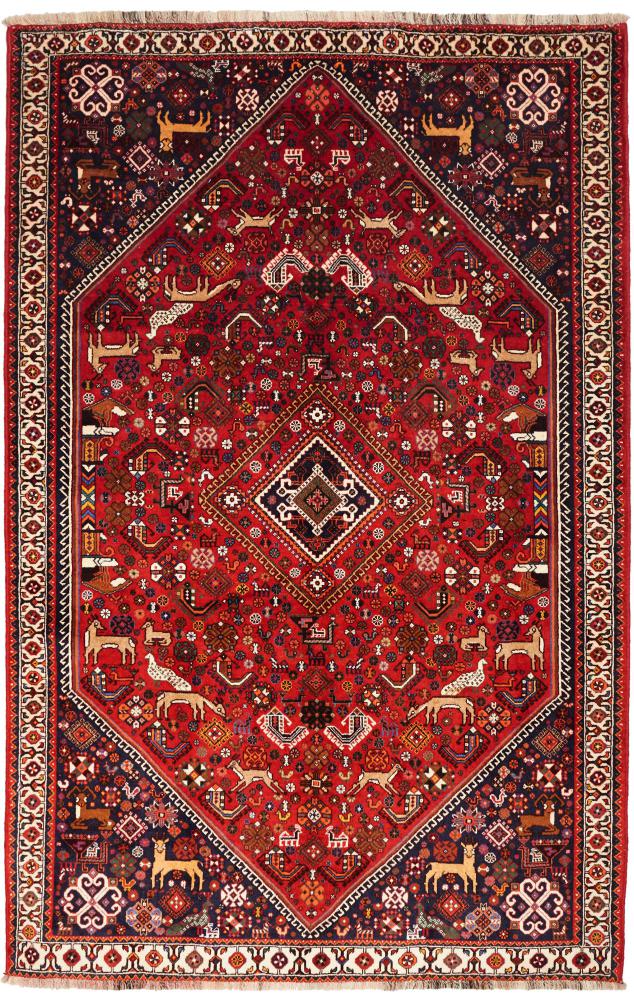 Persian Rug Shiraz 259x166 259x166, Persian Rug Knotted by hand