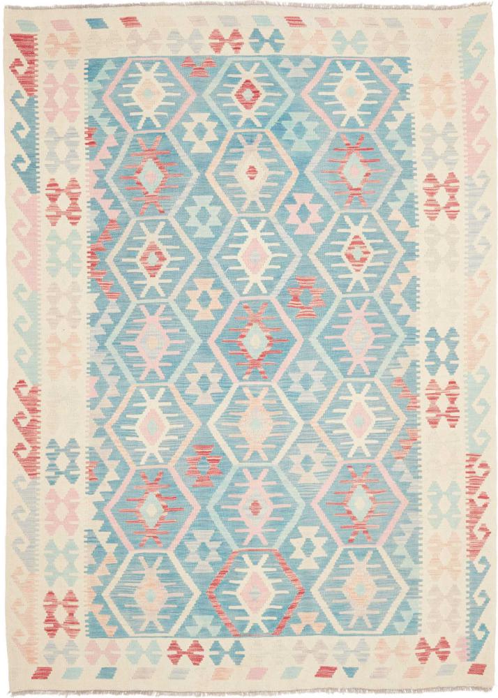 Afghan rug Kilim Afghan 8'0"x5'10" 8'0"x5'10", Persian rug Handwoven