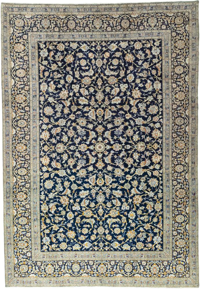 Tappeto persiano Keshan 385x269 385x269, Tappeto persiano Annodato a mano