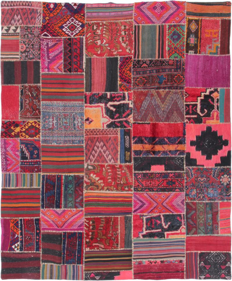 Tapete persa Patchwork 269x219 269x219, Tapete persa Atado à mão