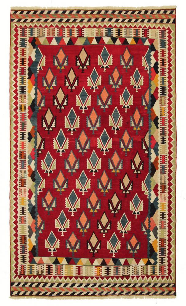 Tapete persa Kilim Fars 262x151 262x151, Tapete persa Tecido à mão