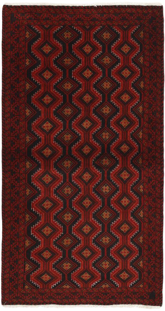 Tapis persan Baloutche 189x99 189x99, Tapis persan Noué à la main