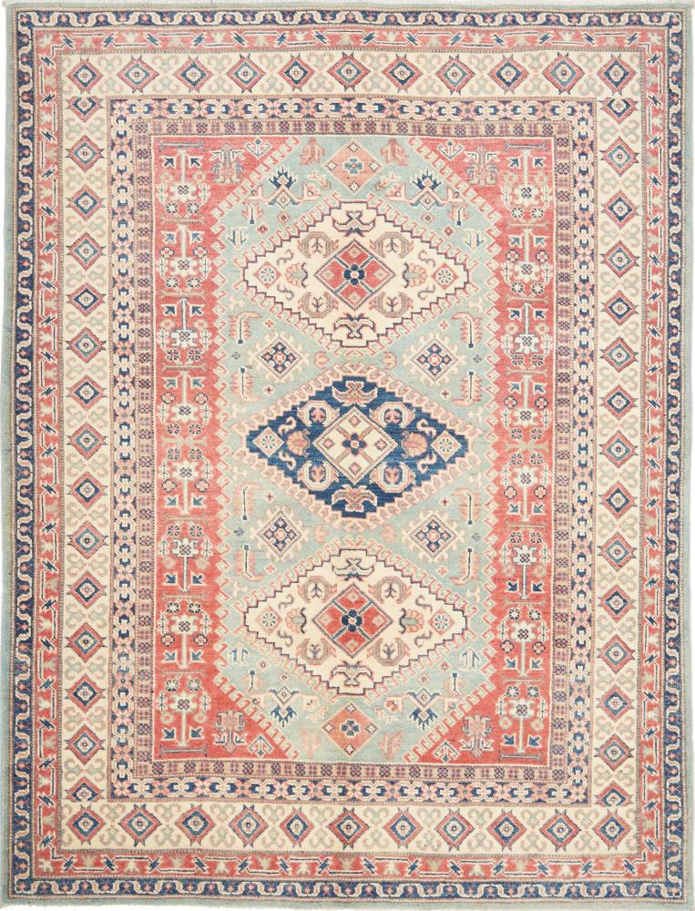 Tapete paquistanês Kazak 193x148 193x148, Tapete persa Atado à mão